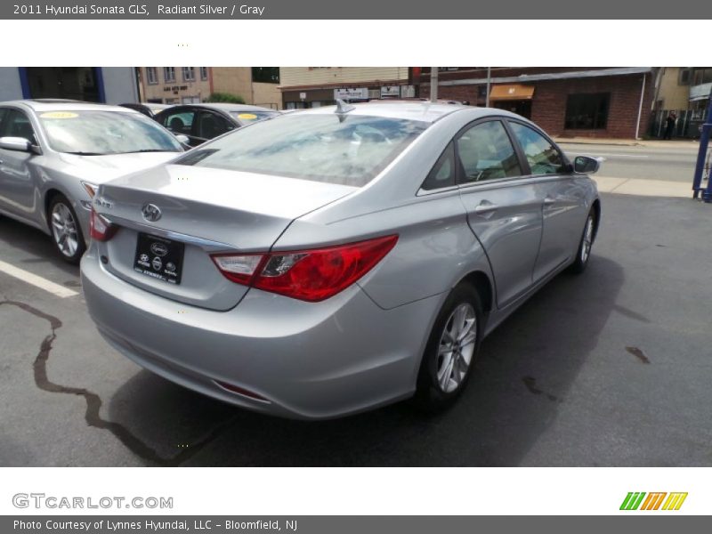 Radiant Silver / Gray 2011 Hyundai Sonata GLS