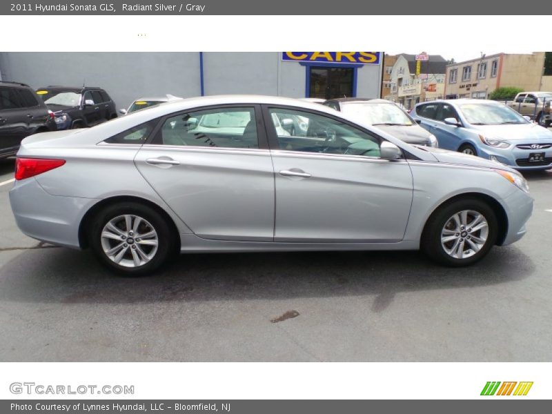Radiant Silver / Gray 2011 Hyundai Sonata GLS