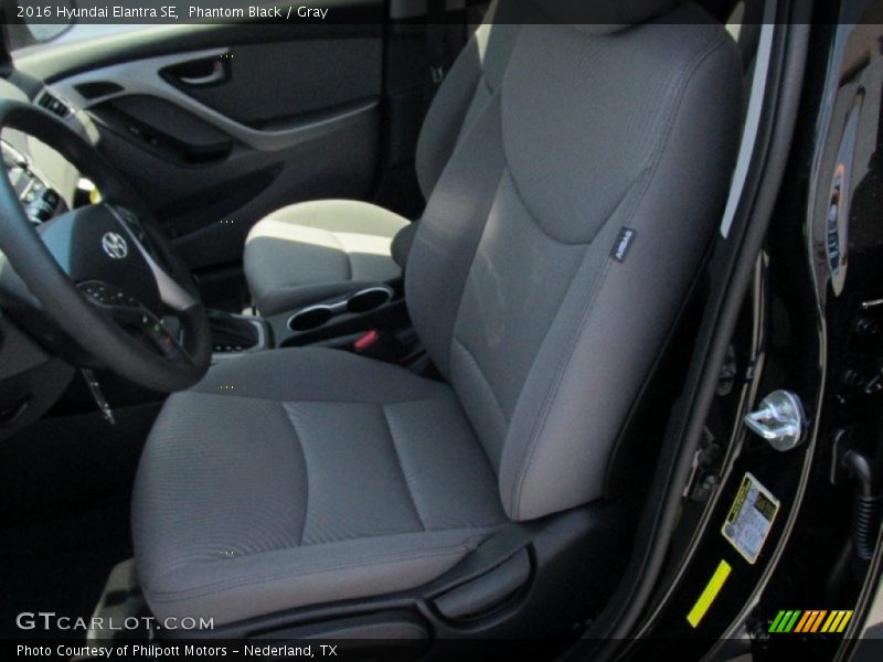 Phantom Black / Gray 2016 Hyundai Elantra SE