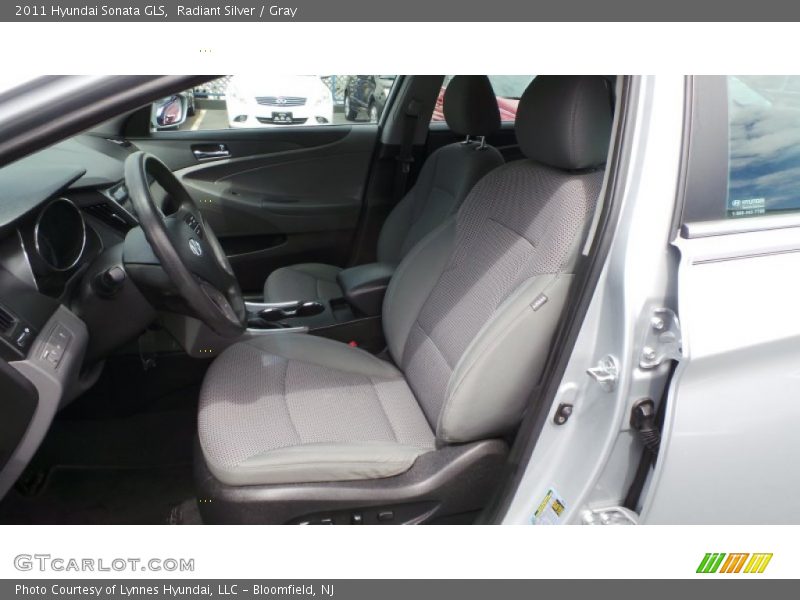 Radiant Silver / Gray 2011 Hyundai Sonata GLS