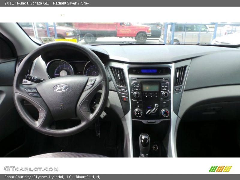 Radiant Silver / Gray 2011 Hyundai Sonata GLS
