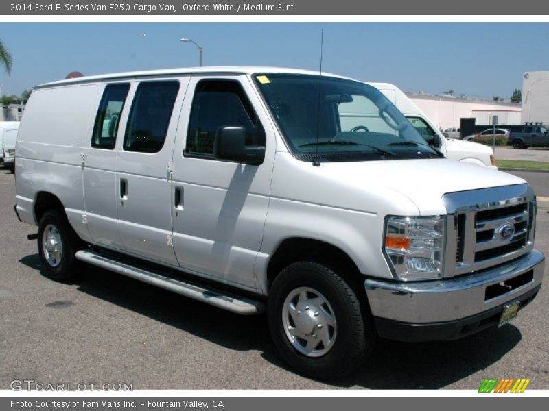 Oxford White / Medium Flint 2014 Ford E-Series Van E250 Cargo Van