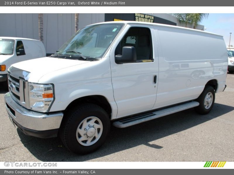 Oxford White / Medium Flint 2014 Ford E-Series Van E250 Cargo Van