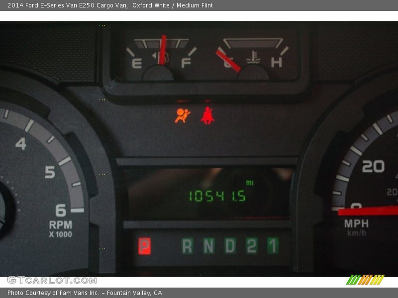 Oxford White / Medium Flint 2014 Ford E-Series Van E250 Cargo Van