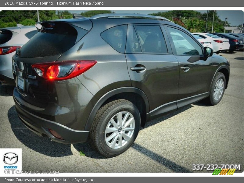 Titanium Flash Mica / Sand 2016 Mazda CX-5 Touring