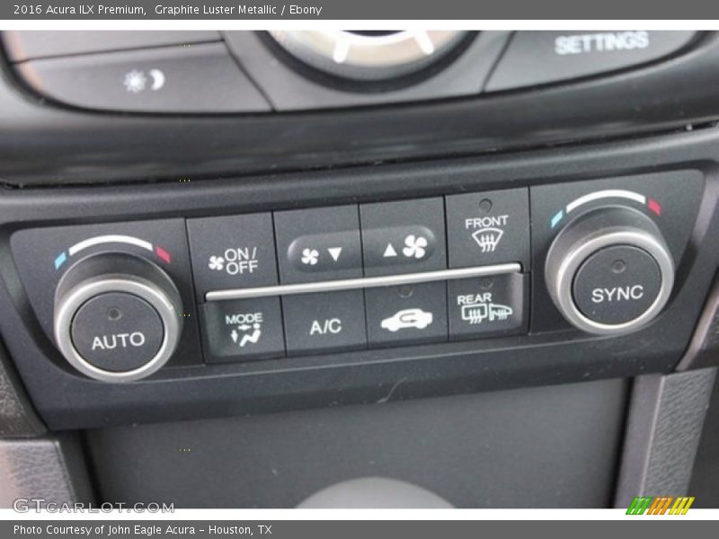 Graphite Luster Metallic / Ebony 2016 Acura ILX Premium