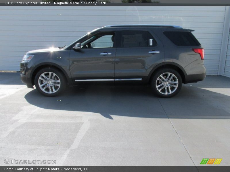 Magnetic Metallic / Ebony Black 2016 Ford Explorer Limited