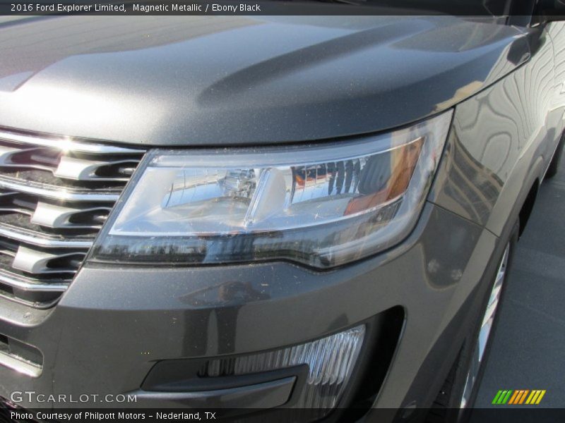 Magnetic Metallic / Ebony Black 2016 Ford Explorer Limited