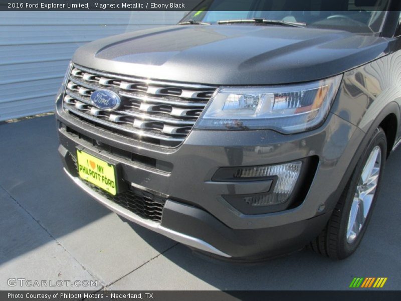 Magnetic Metallic / Ebony Black 2016 Ford Explorer Limited