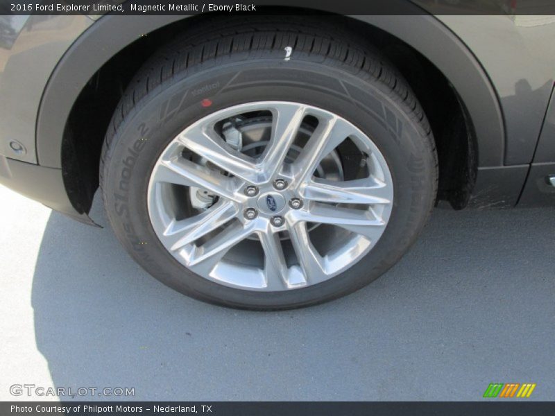 Magnetic Metallic / Ebony Black 2016 Ford Explorer Limited
