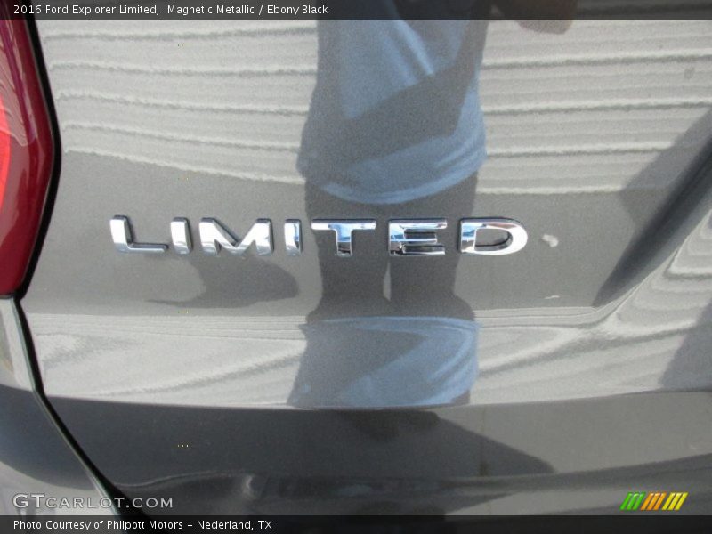 Magnetic Metallic / Ebony Black 2016 Ford Explorer Limited