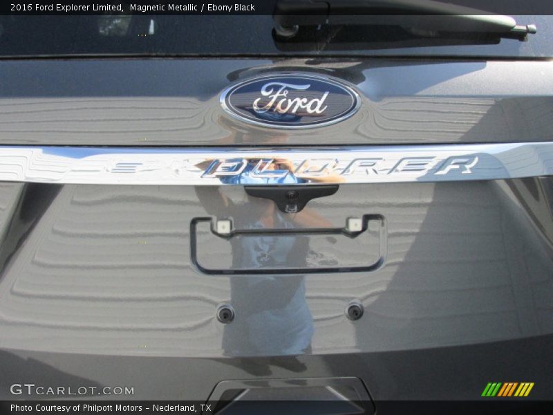Magnetic Metallic / Ebony Black 2016 Ford Explorer Limited