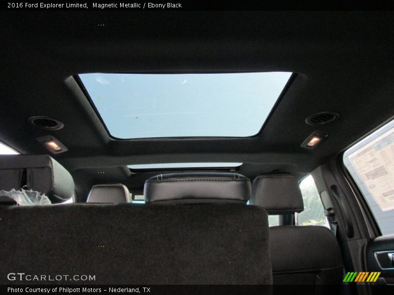 Magnetic Metallic / Ebony Black 2016 Ford Explorer Limited