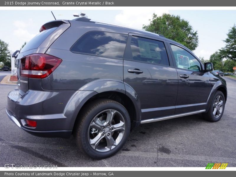 Granite Crystal Metallic / Black 2015 Dodge Journey Crossroad