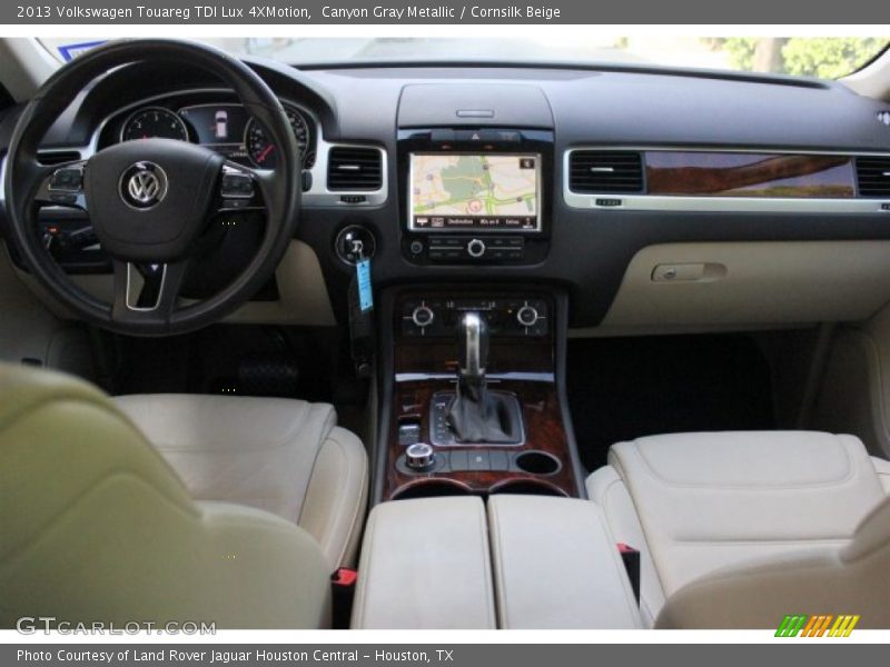 Canyon Gray Metallic / Cornsilk Beige 2013 Volkswagen Touareg TDI Lux 4XMotion