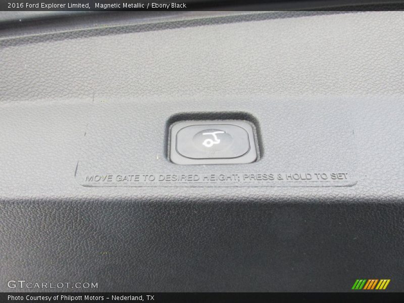 Magnetic Metallic / Ebony Black 2016 Ford Explorer Limited