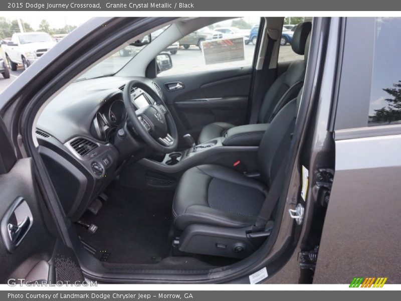 Granite Crystal Metallic / Black 2015 Dodge Journey Crossroad