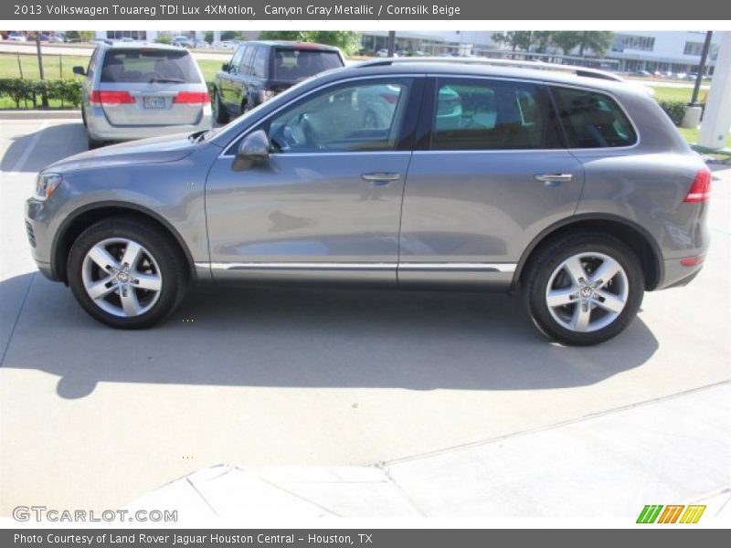 Canyon Gray Metallic / Cornsilk Beige 2013 Volkswagen Touareg TDI Lux 4XMotion