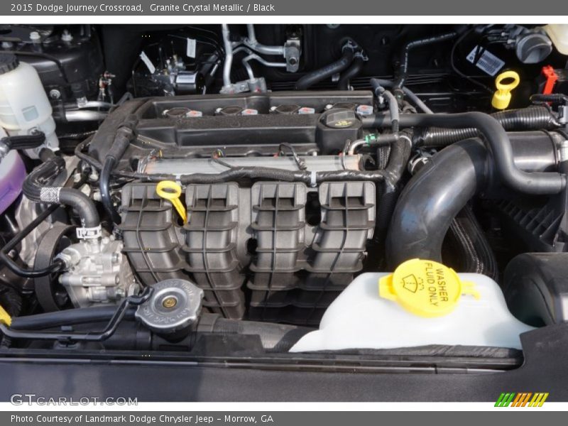 Granite Crystal Metallic / Black 2015 Dodge Journey Crossroad