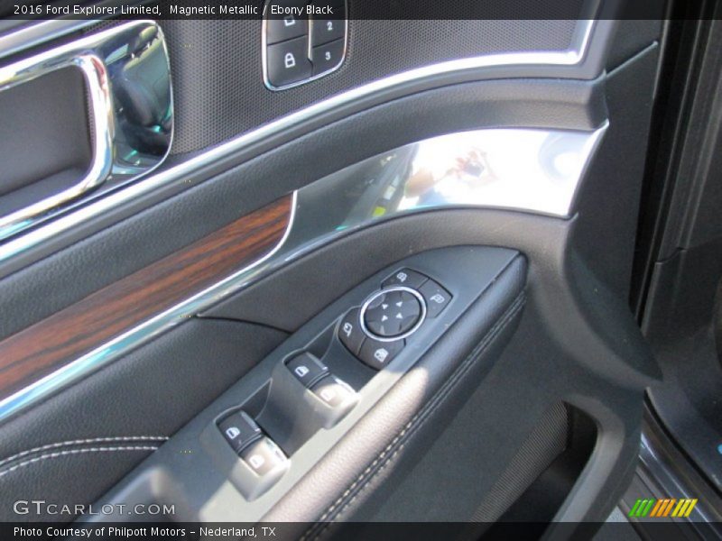 Magnetic Metallic / Ebony Black 2016 Ford Explorer Limited