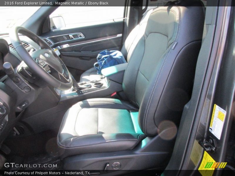 Magnetic Metallic / Ebony Black 2016 Ford Explorer Limited
