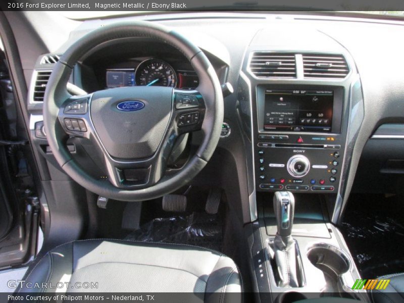 Magnetic Metallic / Ebony Black 2016 Ford Explorer Limited