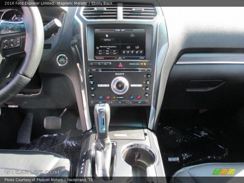 Magnetic Metallic / Ebony Black 2016 Ford Explorer Limited