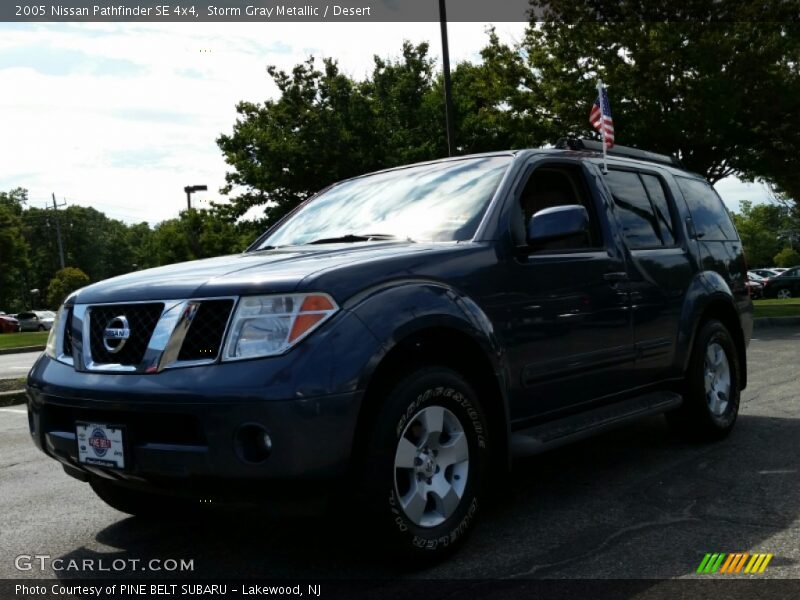 Storm Gray Metallic / Desert 2005 Nissan Pathfinder SE 4x4