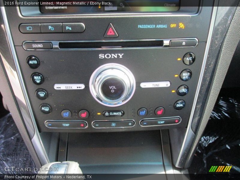Magnetic Metallic / Ebony Black 2016 Ford Explorer Limited