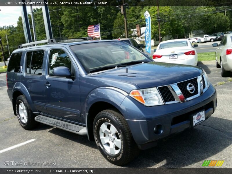 Storm Gray Metallic / Desert 2005 Nissan Pathfinder SE 4x4