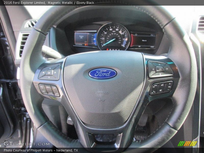 Magnetic Metallic / Ebony Black 2016 Ford Explorer Limited