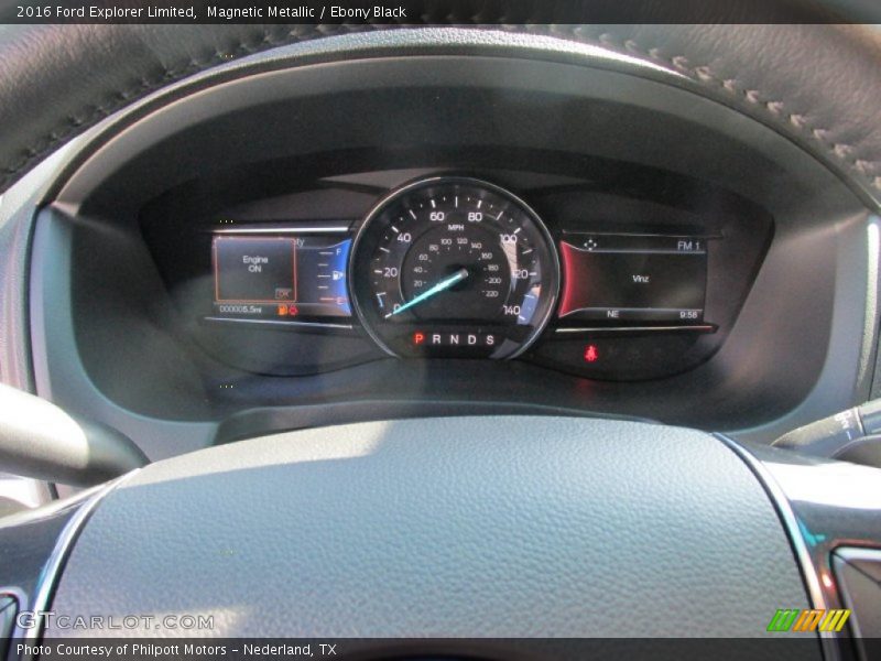Magnetic Metallic / Ebony Black 2016 Ford Explorer Limited