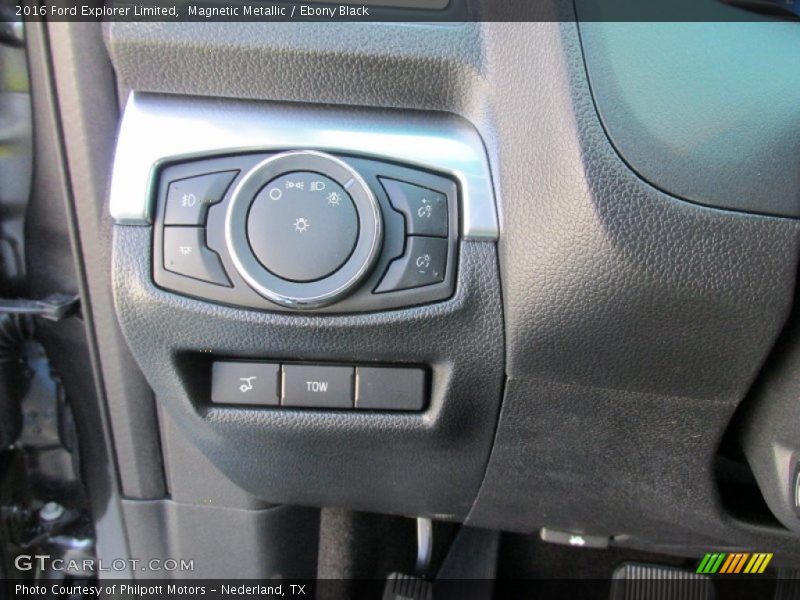 Magnetic Metallic / Ebony Black 2016 Ford Explorer Limited