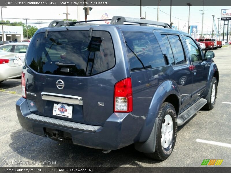 Storm Gray Metallic / Desert 2005 Nissan Pathfinder SE 4x4