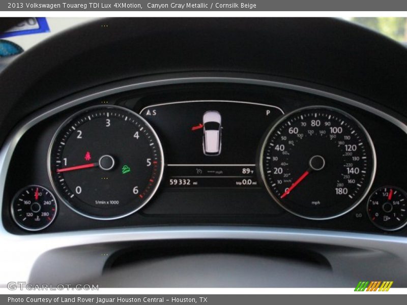 Canyon Gray Metallic / Cornsilk Beige 2013 Volkswagen Touareg TDI Lux 4XMotion