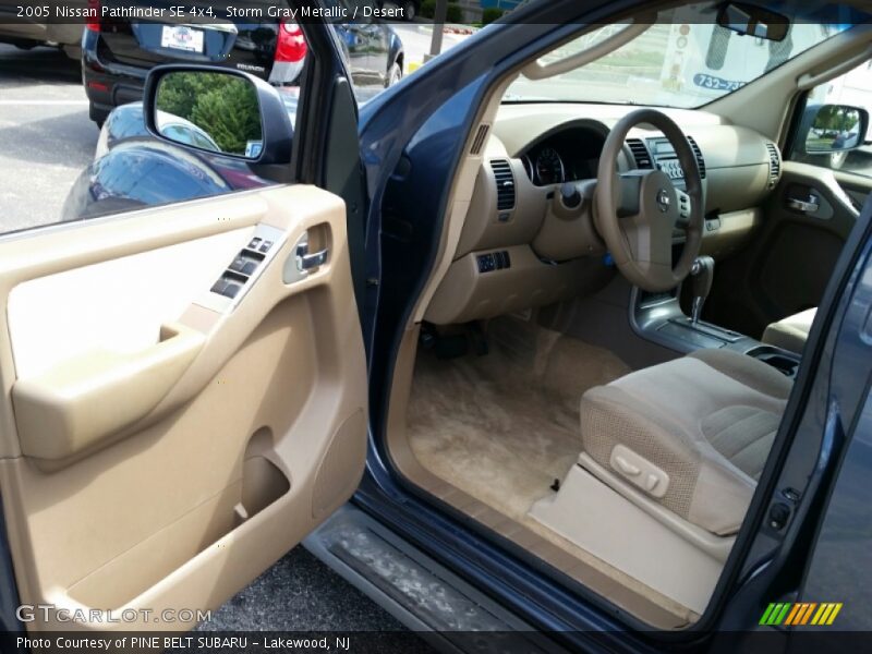 Storm Gray Metallic / Desert 2005 Nissan Pathfinder SE 4x4