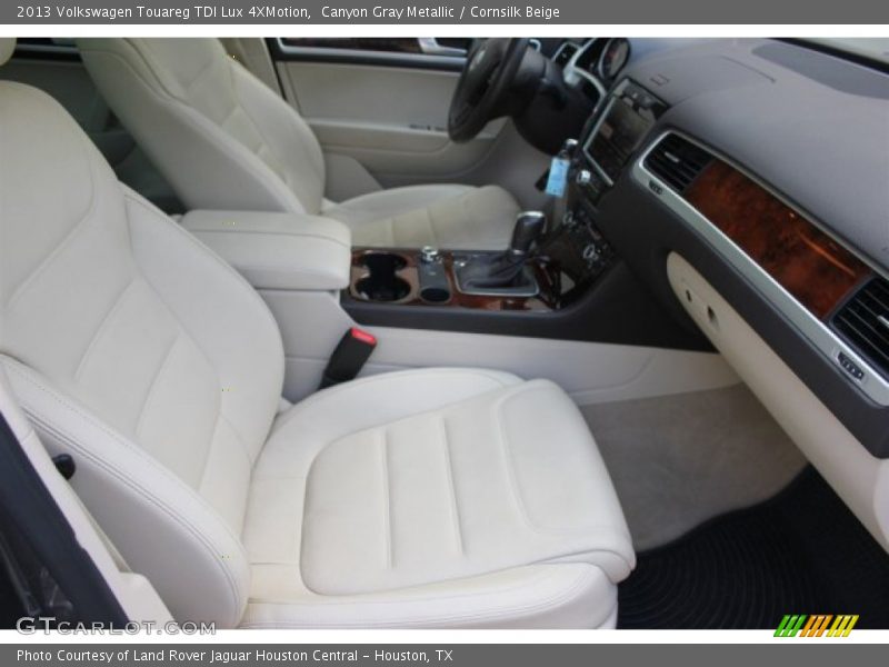 Canyon Gray Metallic / Cornsilk Beige 2013 Volkswagen Touareg TDI Lux 4XMotion