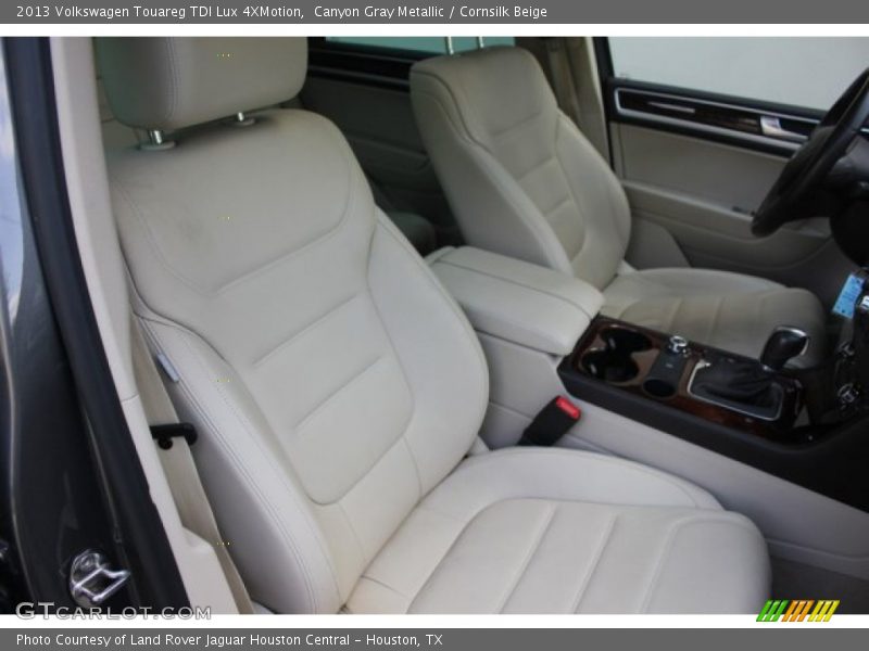 Canyon Gray Metallic / Cornsilk Beige 2013 Volkswagen Touareg TDI Lux 4XMotion