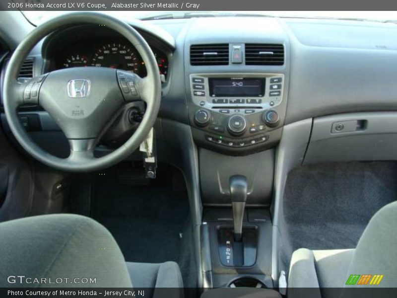 Alabaster Silver Metallic / Gray 2006 Honda Accord LX V6 Coupe