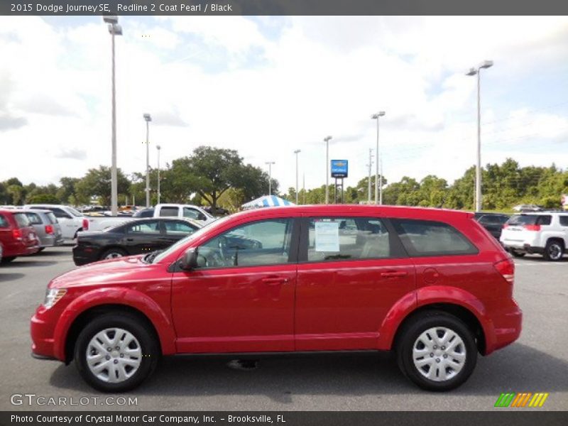 Redline 2 Coat Pearl / Black 2015 Dodge Journey SE