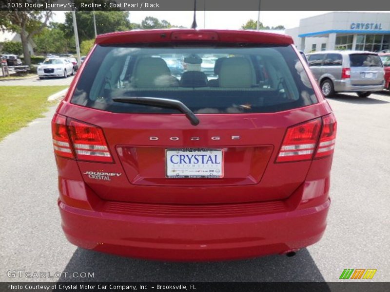 Redline 2 Coat Pearl / Black 2015 Dodge Journey SE