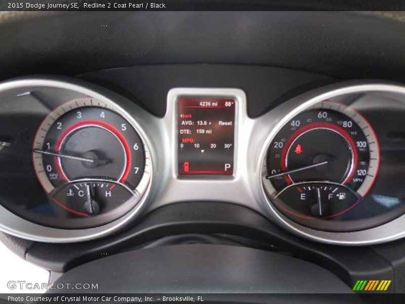 Redline 2 Coat Pearl / Black 2015 Dodge Journey SE