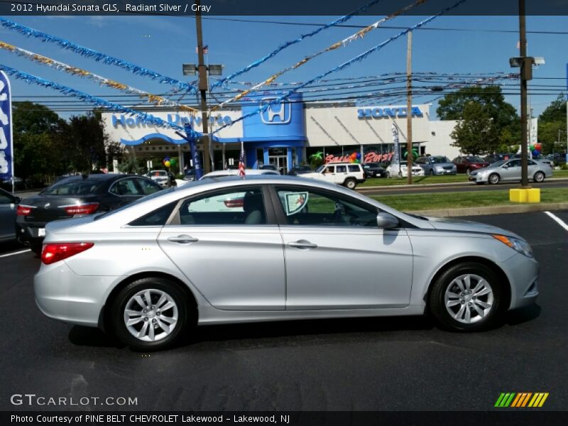 Radiant Silver / Gray 2012 Hyundai Sonata GLS