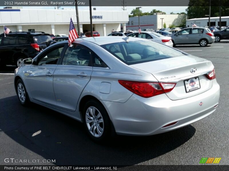 Radiant Silver / Gray 2012 Hyundai Sonata GLS
