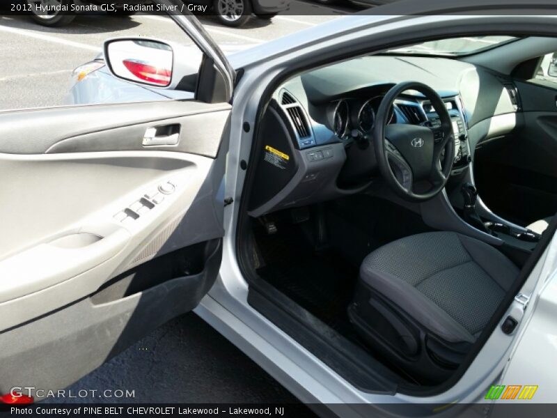 Radiant Silver / Gray 2012 Hyundai Sonata GLS