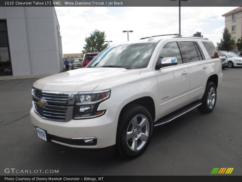 White Diamond Tricoat / Jet Black 2015 Chevrolet Tahoe LTZ 4WD
