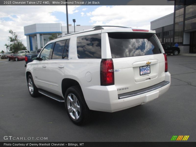 White Diamond Tricoat / Jet Black 2015 Chevrolet Tahoe LTZ 4WD
