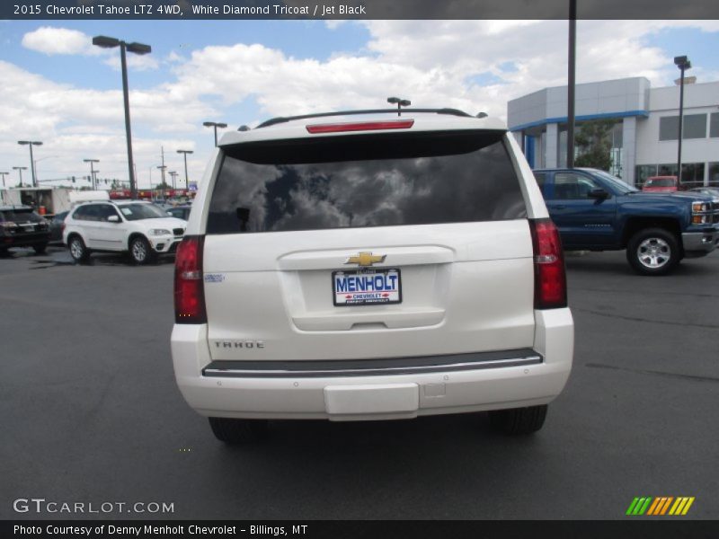 White Diamond Tricoat / Jet Black 2015 Chevrolet Tahoe LTZ 4WD