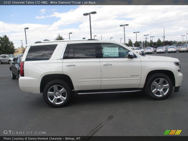 White Diamond Tricoat / Jet Black 2015 Chevrolet Tahoe LTZ 4WD