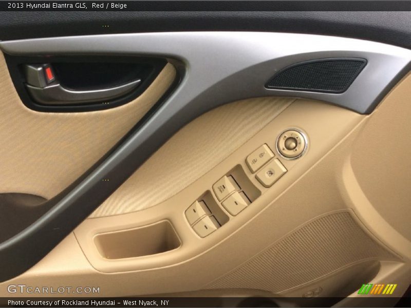 Red / Beige 2013 Hyundai Elantra GLS